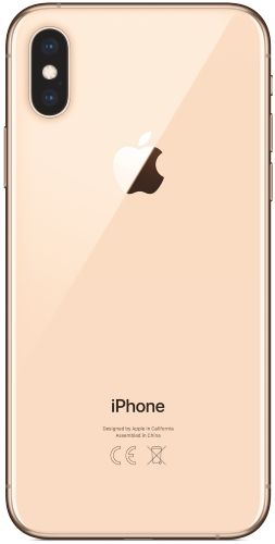 Apple iPhone XS Gold вид сзади