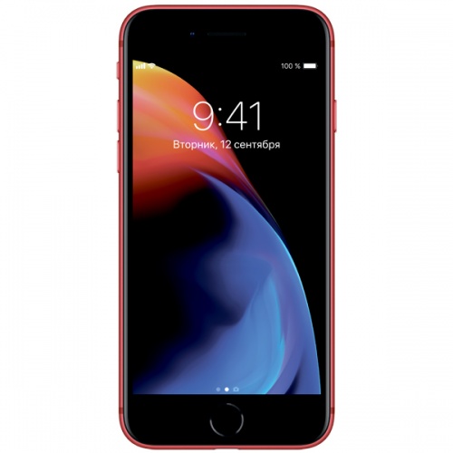 iPhone 8 Red вид спереди