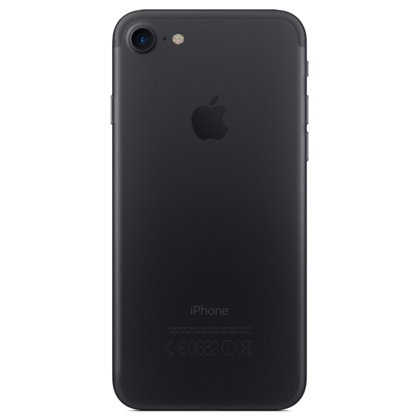 Apple iPhone 7 Черный вид сзади