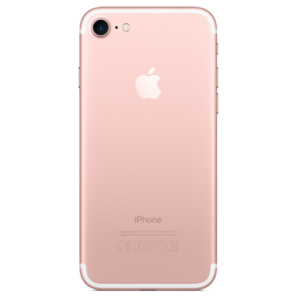 Apple iPhone 7 Розовое золото вид сзади